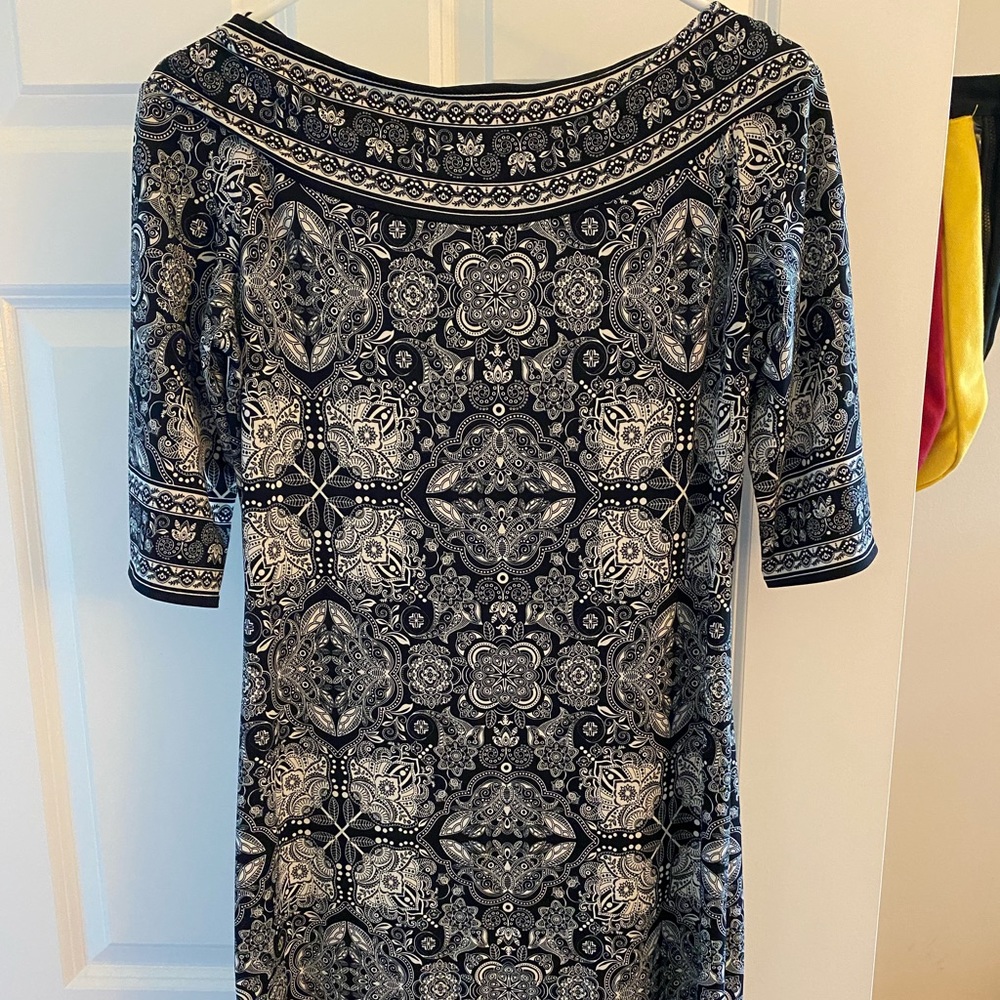 Patterned Max Studio Dress